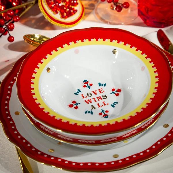 Baci Milano Mamma Mia Kase Kırmızı 22 cm