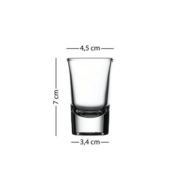 Rakle Jüpiter 4'lü Shot Bardağı Seti 34 Cc
