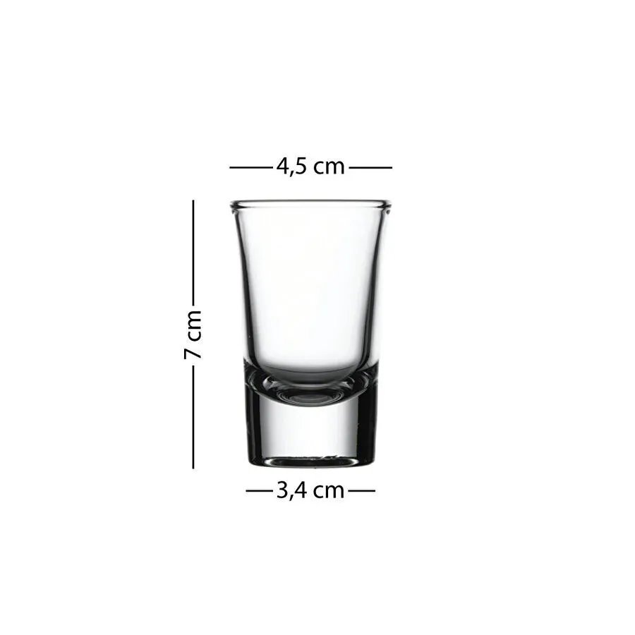 Rakle Jüpiter 4'lü Shot Bardağı Seti 34 Cc