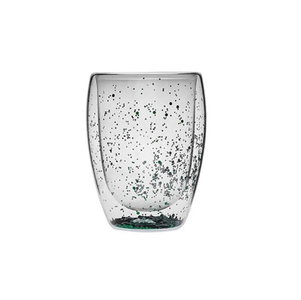 Karaca Pia Green Glitter Su Bardağı 350 ml
