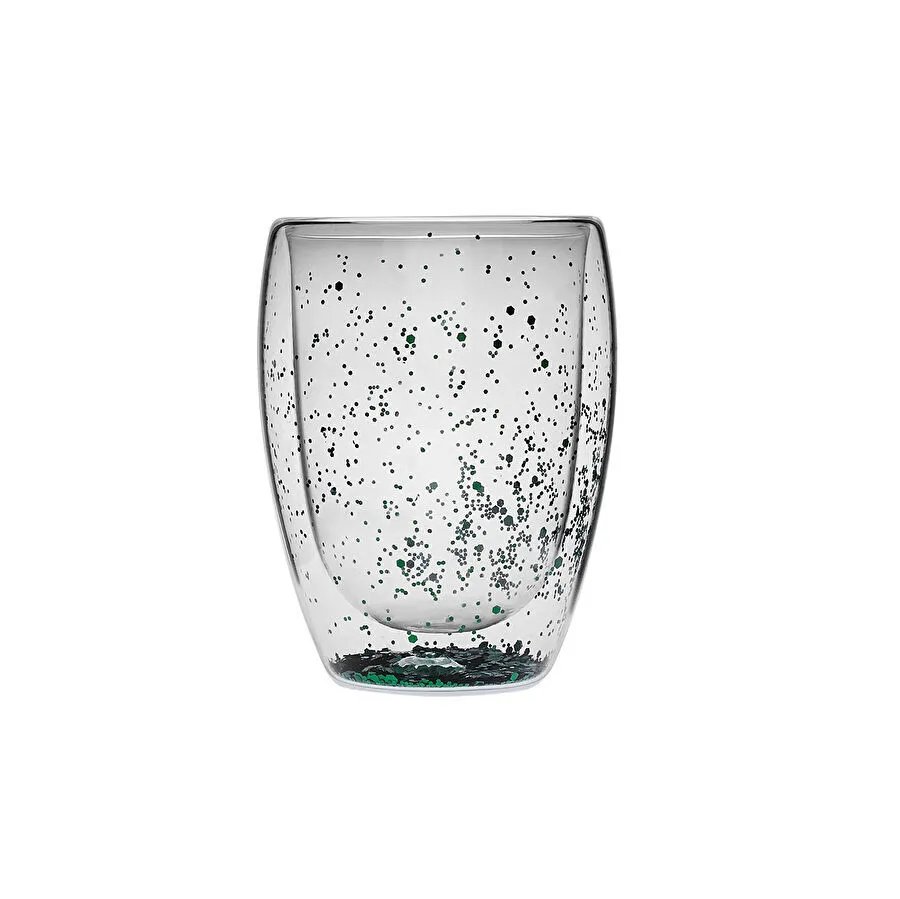 Karaca Pia Green Glitter Su Bardağı 350 ml