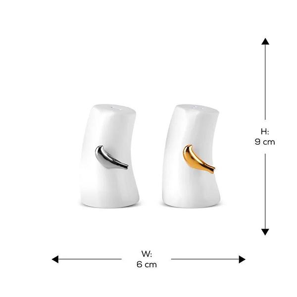 Karaca X Müge Anlı Tuzluk Ve Biberlik 6 cm