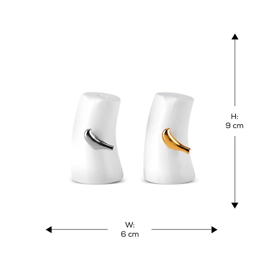 Karaca X Müge Anlı Tuzluk Ve Biberlik 6 cm