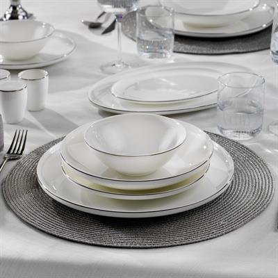 Schafer Chance Platin Yemek Takımı 56 Parça-Platin