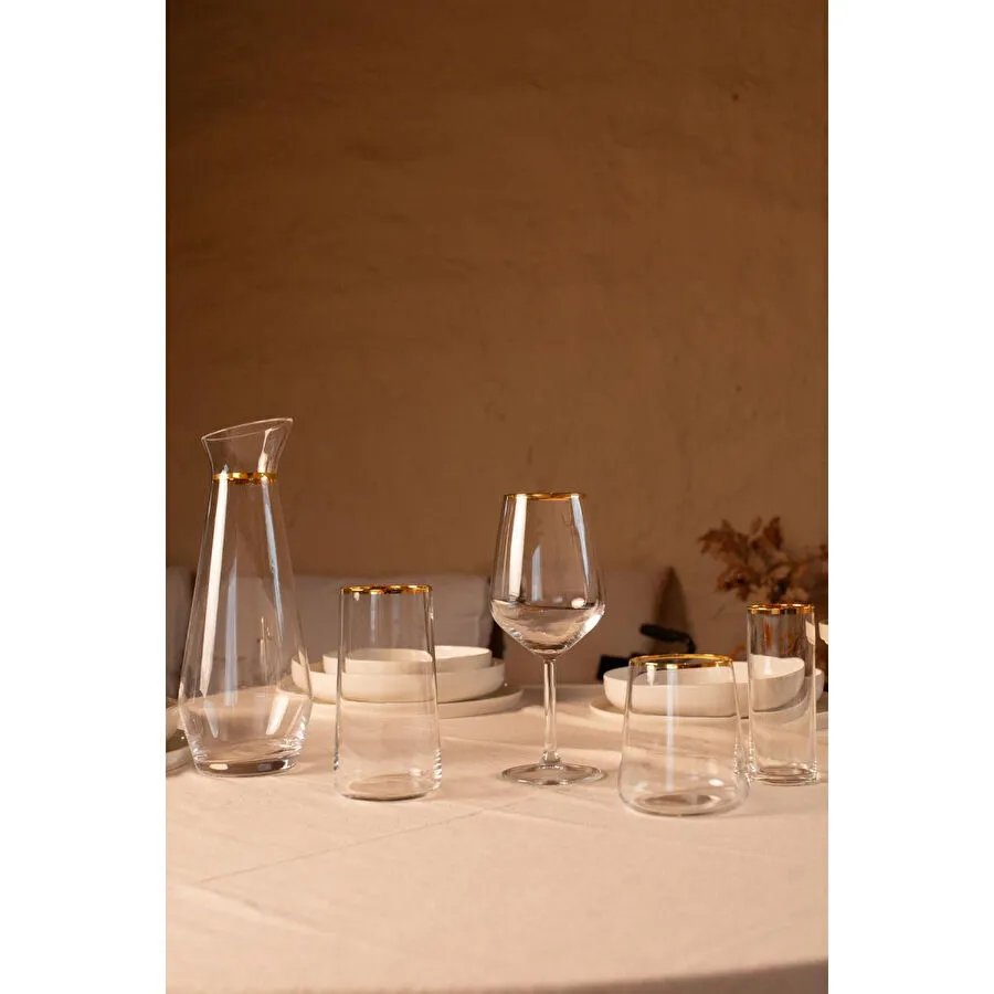 Rakle Avantgarde Gold 4'lü Rakı Bardağı Seti 195 Cc