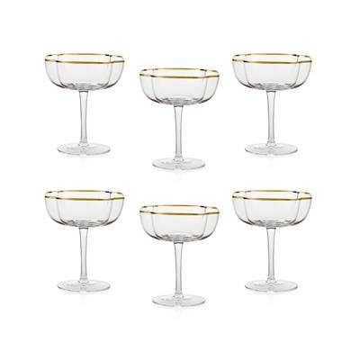 Schafer Ruth 6 lı Ayaklı Kase 330 Ml-Gold01