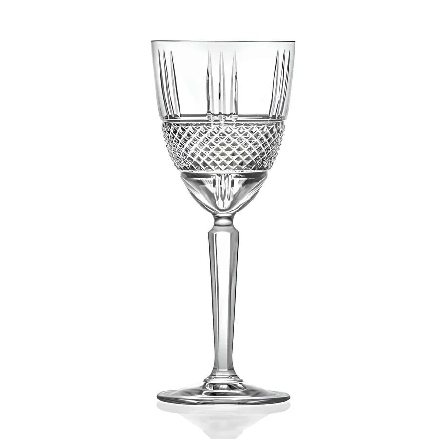 RCR Brillante Yüksek Kalite Cam 6'lı Kadeh Seti 290 ml