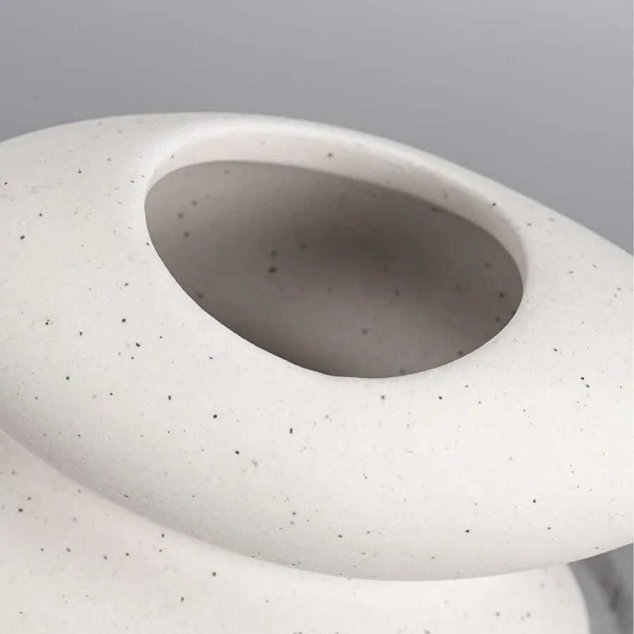 Karaca Home Zenith İki Katlı Vazo 14,5X7,5X8 Cm