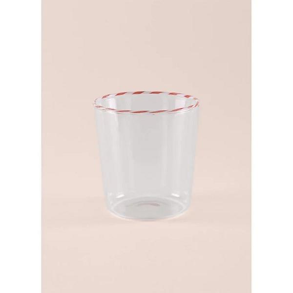 The Mia Borosilikat Su Bardağı Kırmızı 320 Ml Brd0130