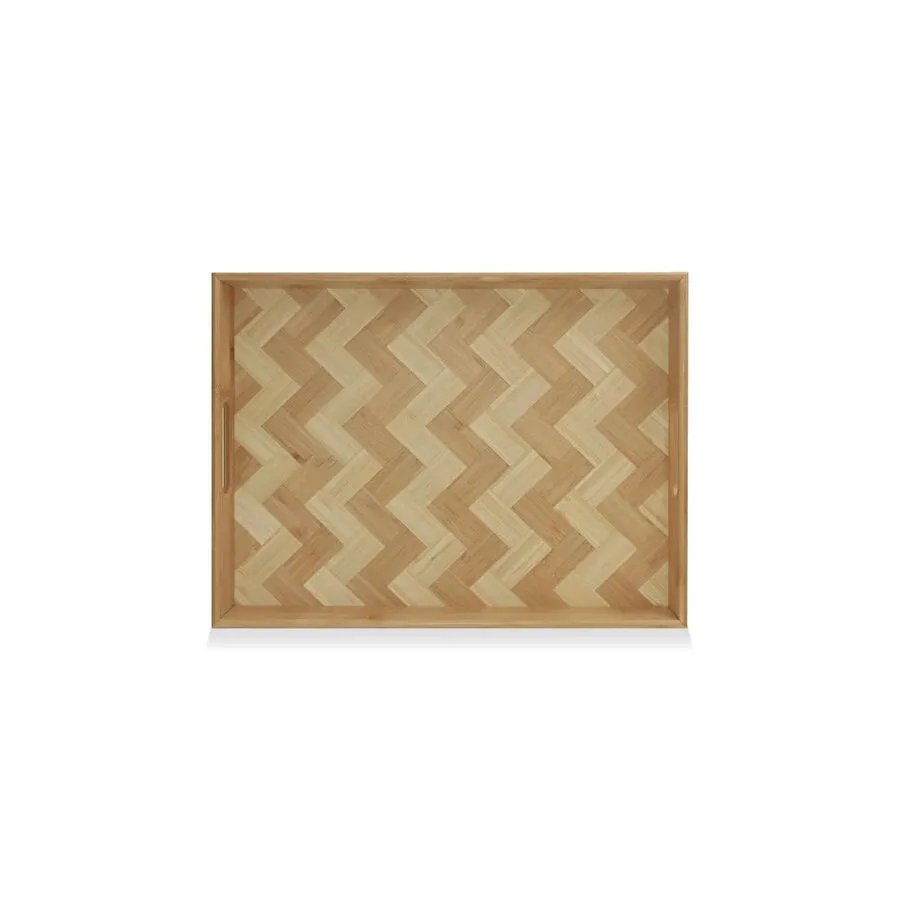 The Mia Wicker Bambu Tepsi 40x30 Cm Tps0073
