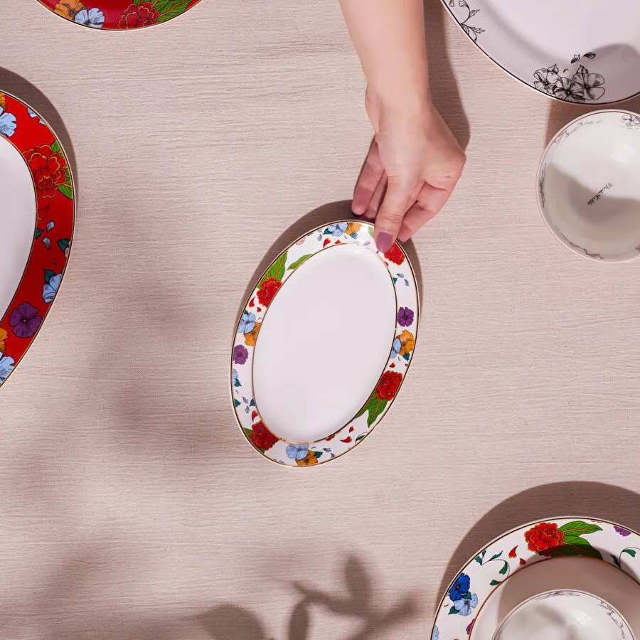 Karaca Frida Kayık Tabak 20 Cm