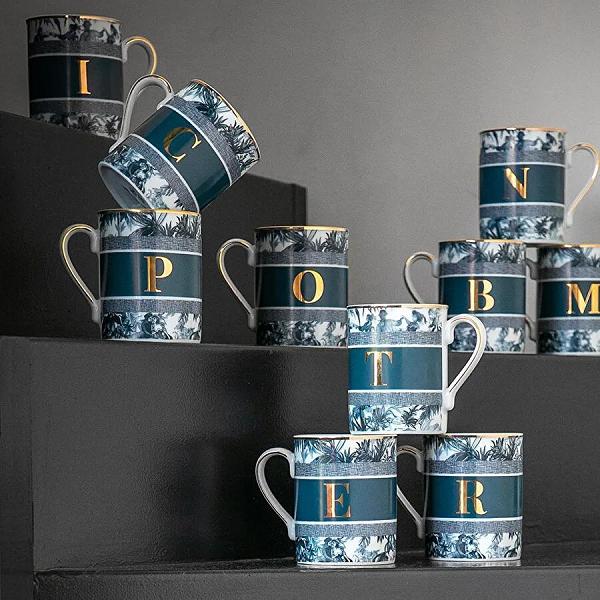 Baci Milano Alphabet O Harfli Kupa