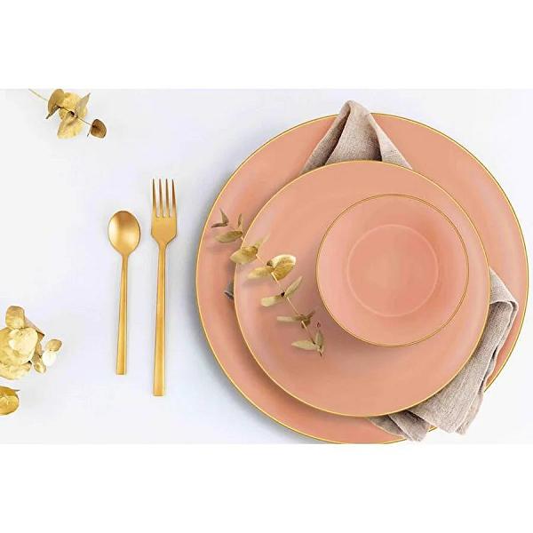 The Mia Basic Kase 6 Lı Set Somon Pembe - 15 Cm