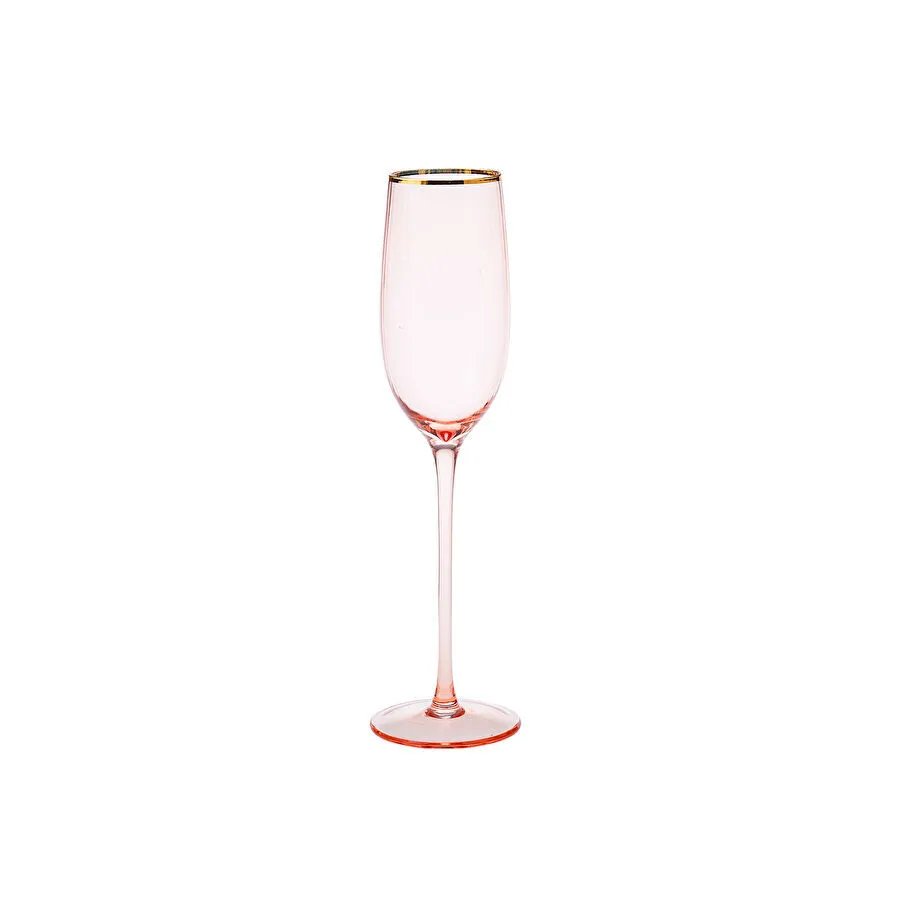 Karaca Gemma Şampanya Bardağı Somon 220 ml