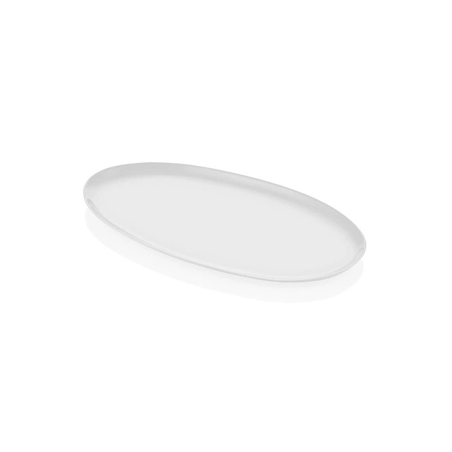 The Mia Cotta Limoges Oval Servis Beyaz 43x22 Cm