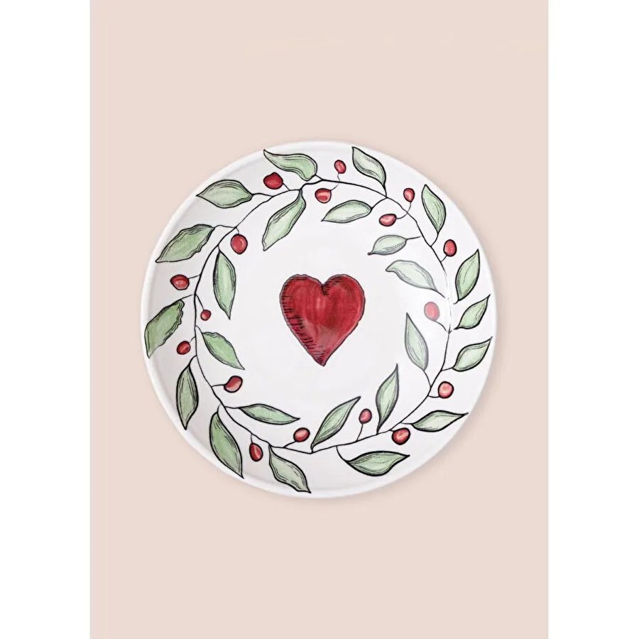 The Mia Luv Yemek Tabağı 6lı Set 20 Cm