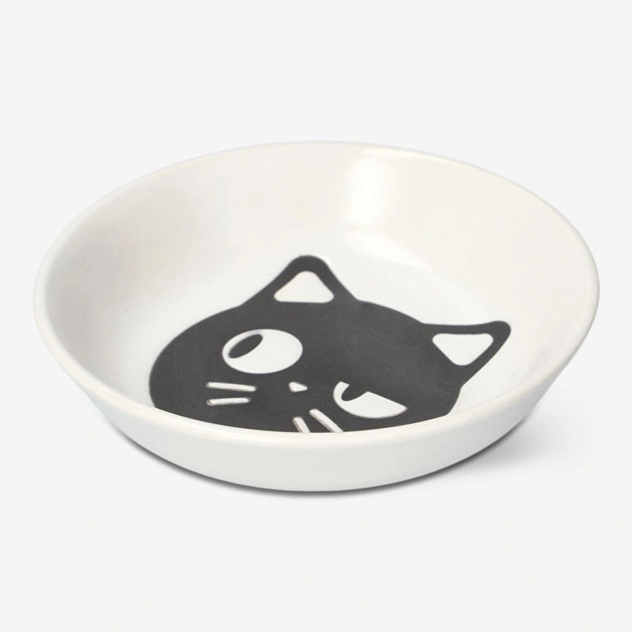 Flying Tiger Copenhagen Kedi Desenli Mini Kase Beyaz