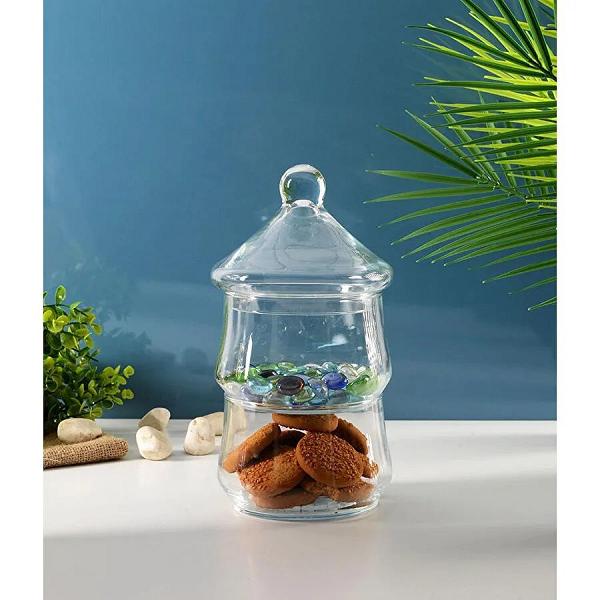 Paşabahçe 96816 Villa Patisserie 2 Katlı Cam Kurabiyelik