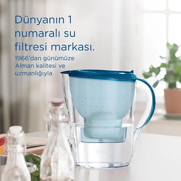 BRITA Marella XL 6 X Maxtra Pro All-In-1 Filtreli Su Arıtma Sürahisi - Beyaz