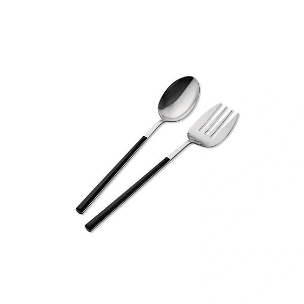 The Mia Bianco Salata Servis Takımı Gümüş 2 Parça Ckb0224