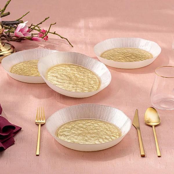 Emsan Golden 4 Parça Cam Dik Kase 21 cm