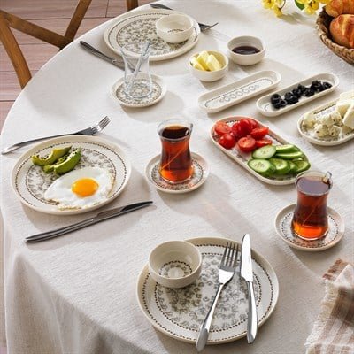 Schafer Evelynn Kahvaltı Takımı 32 Parça-Siyah01