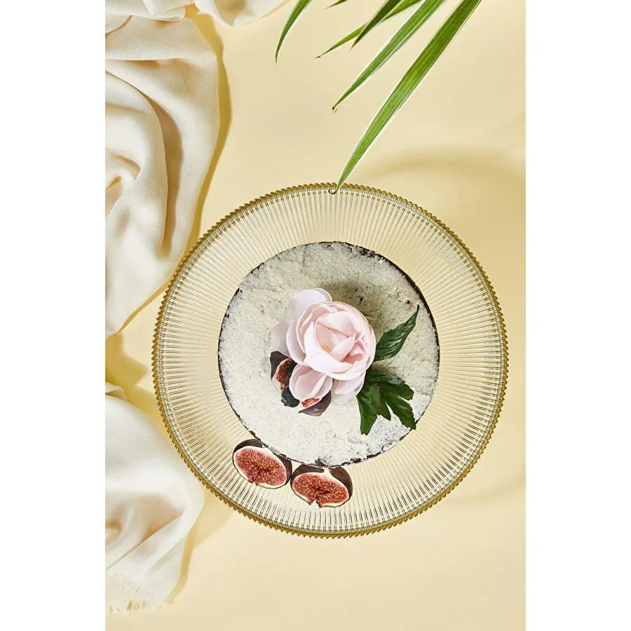 Lora Bianca Paris Pasta/kek/tatlı Sunum Standı 28 Cm Şeffaf