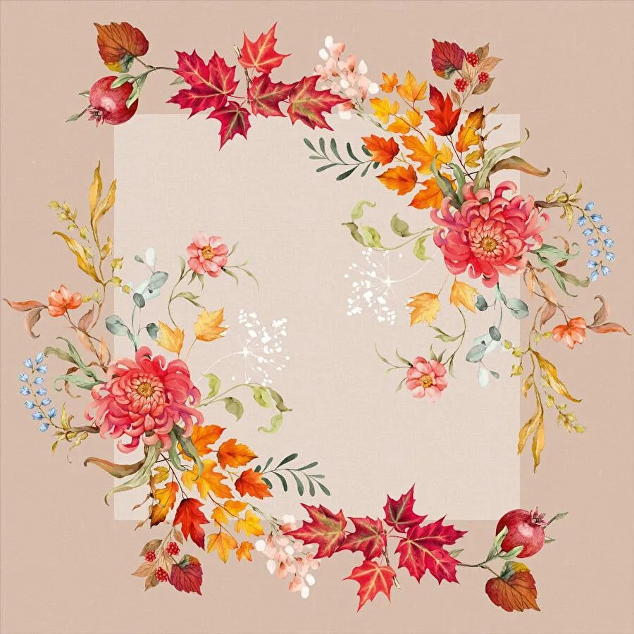 Maxxdeco 140x140 Cm Masa Örtüsü-12339