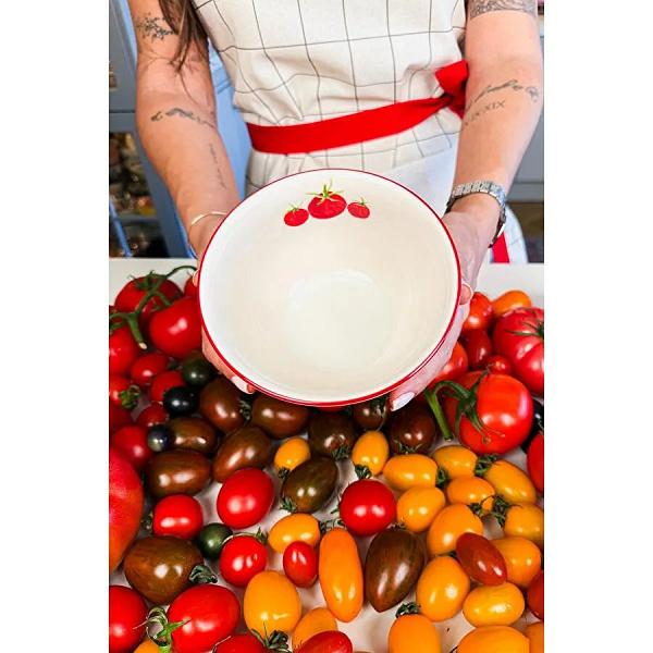 Rakle Pomodoro Stoneware 4'lü Çorba Kasesi Seti 15 Cm