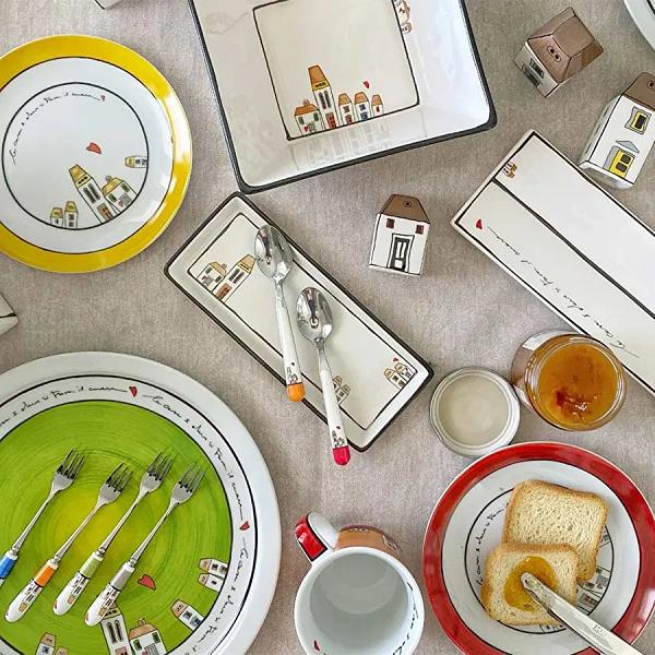 Egan Italy Le Casette 18 Parça Yemek Tabağı Seti