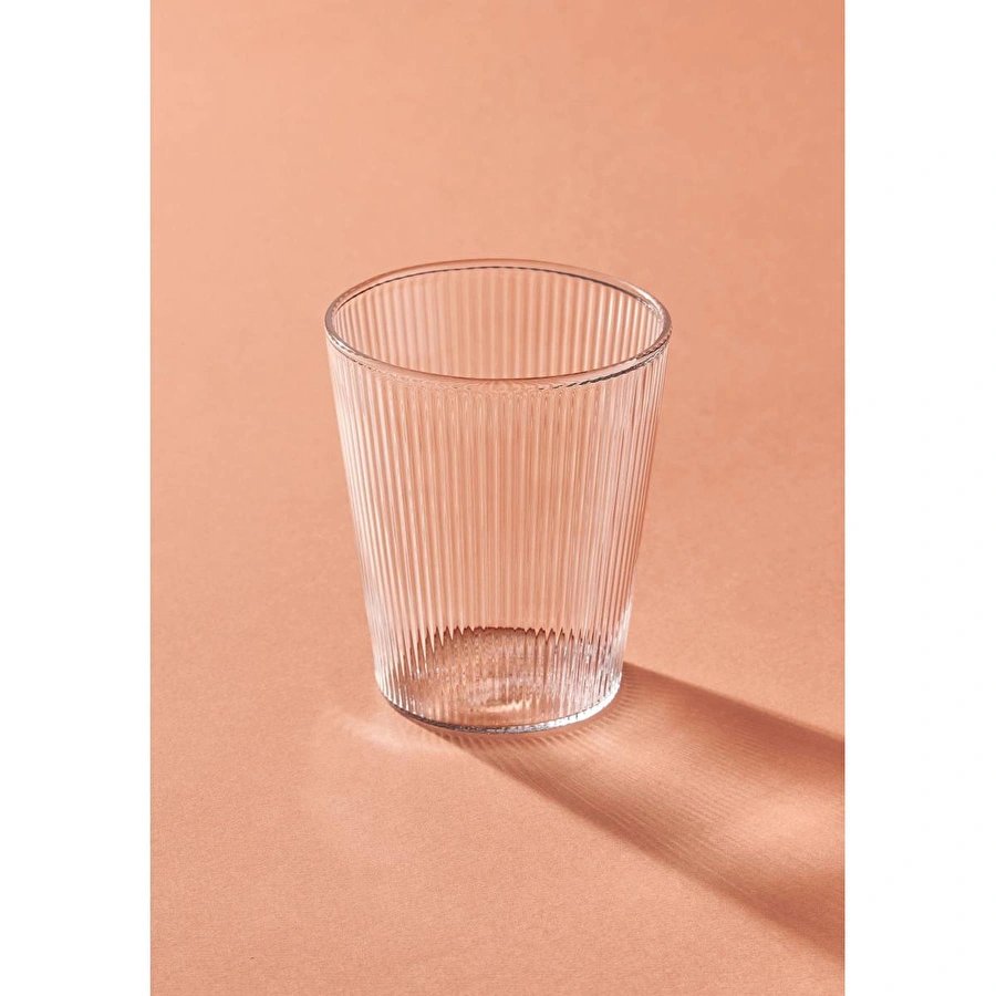 The Mia Striped Borosilikat Cam Bardak 400 Ml