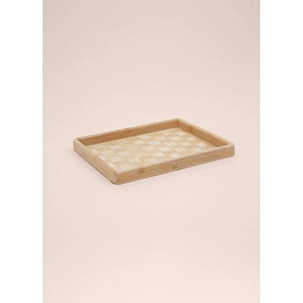 The Mia Wicker Bambu Tepsi 31x25 Cm Tps0068