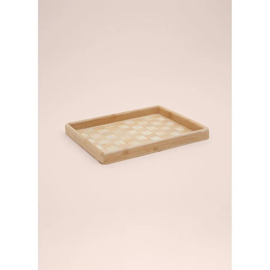 The Mia Wicker Bambu Tepsi 31x25 Cm Tps0068