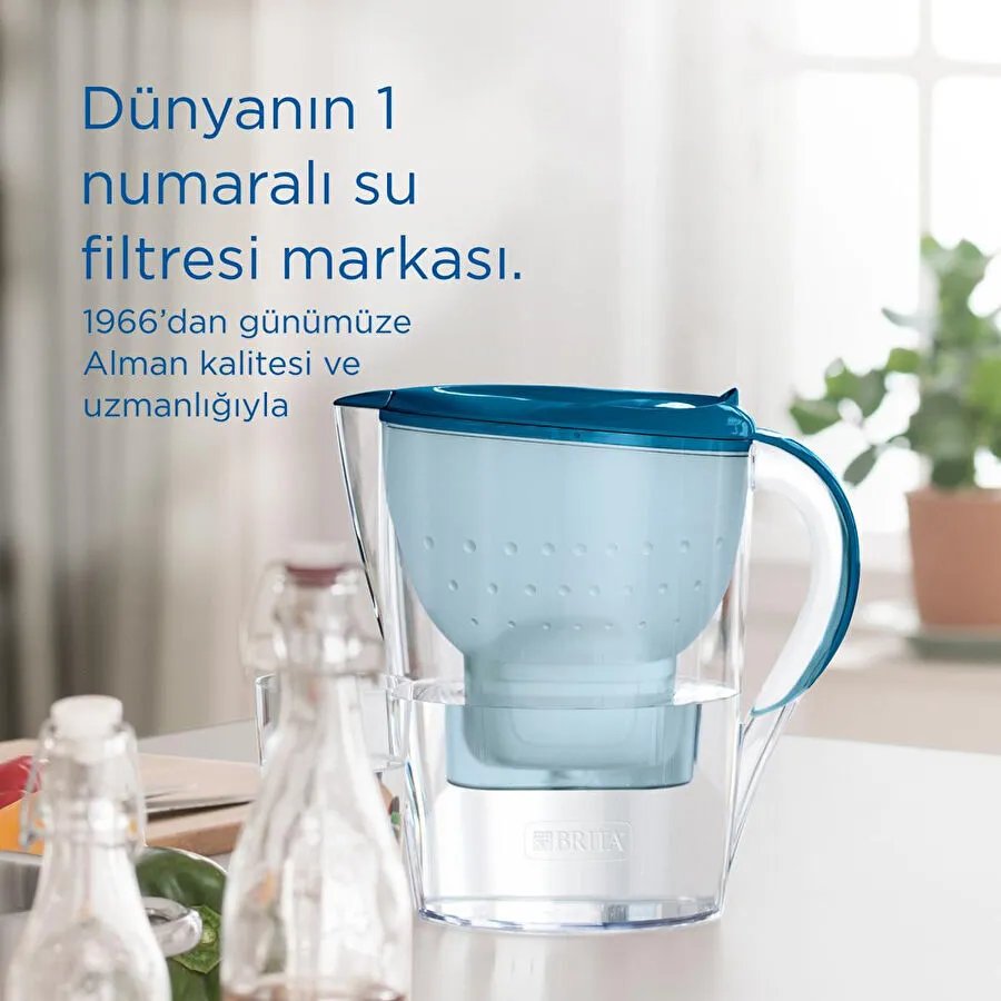 BRITA Marella XL 3x Maxtra Pro All-In-1 Filtreli Su Arıtma Sürahisi - Grafit, 3,5 Lt