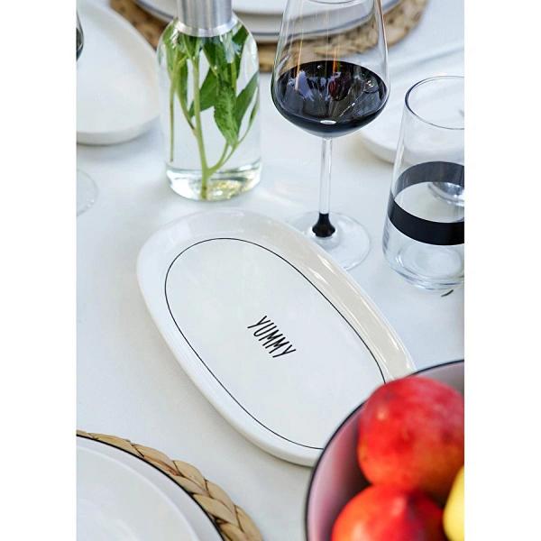 The Mia Daily Tunes Oval Servis 2li Set 26cm