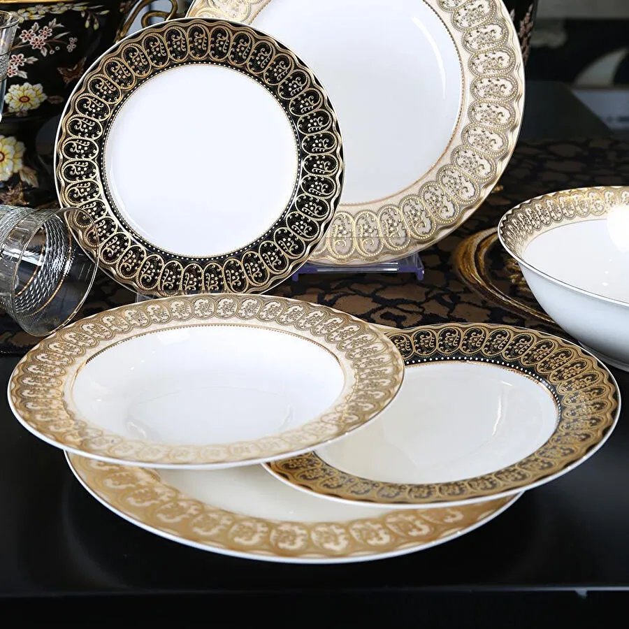Berghoff Isadora 67 Parca Bone China Yemek Takimi