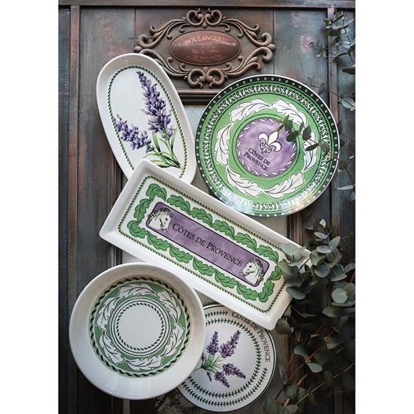 The Mia Provence Lavanta Oval Servis 2li 26 Cm