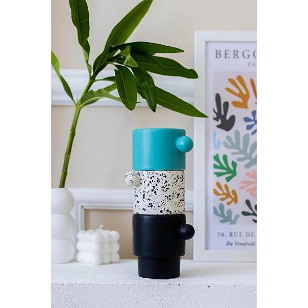 Beige & Stone Colorfull Coffe Collection Top Kulplu El Yapımı Seramik Kupa