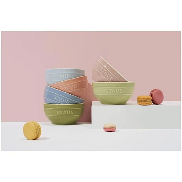 Staub Kase Seti Makaron Seramik | 12 Cm / 6-parça | Karışık Renkler
